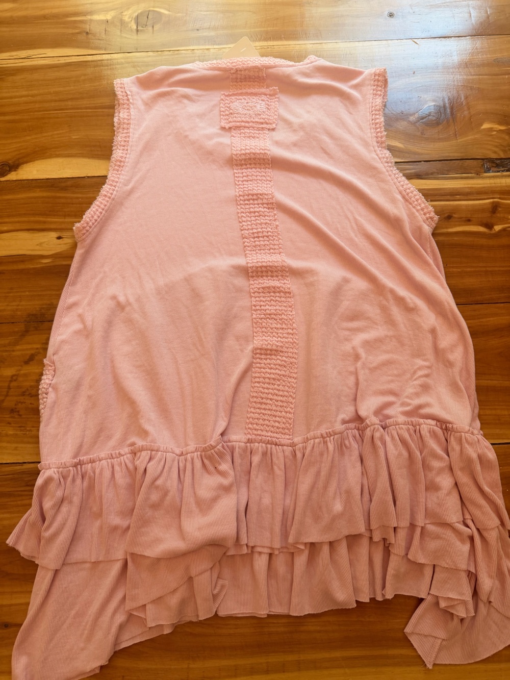 POL Pink Sleeveless Ruffled Tank Top - Picture 5 of 8